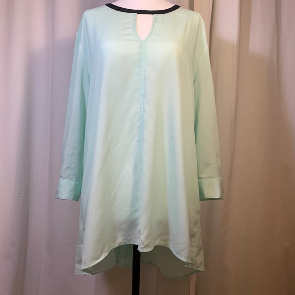New York & Company Mint Green Tunic Top - Picture 8 of 8